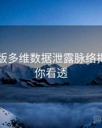 91网页版多维数据泄露脉络揭秘，带你看透