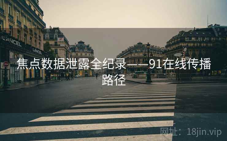 焦点数据泄露全纪录——91在线传播路径