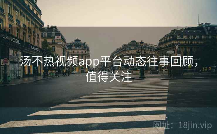汤不热视频app平台动态往事回顾，值得关注