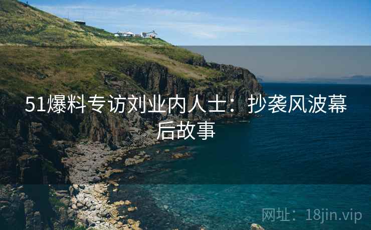 51爆料专访刘业内人士：抄袭风波幕后故事