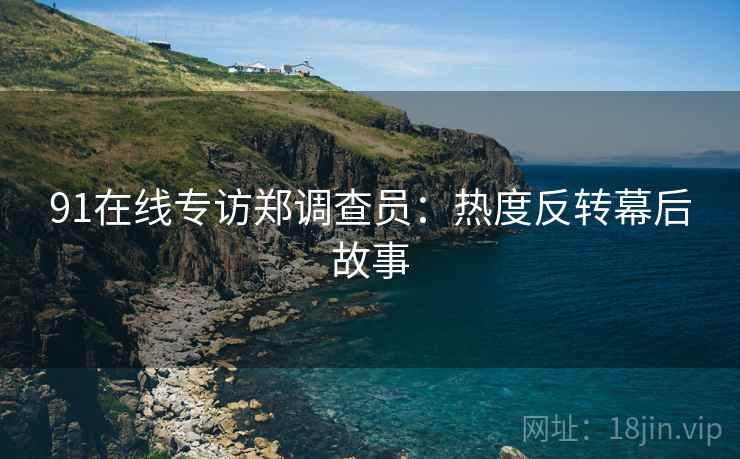 91在线专访郑调查员：热度反转幕后故事